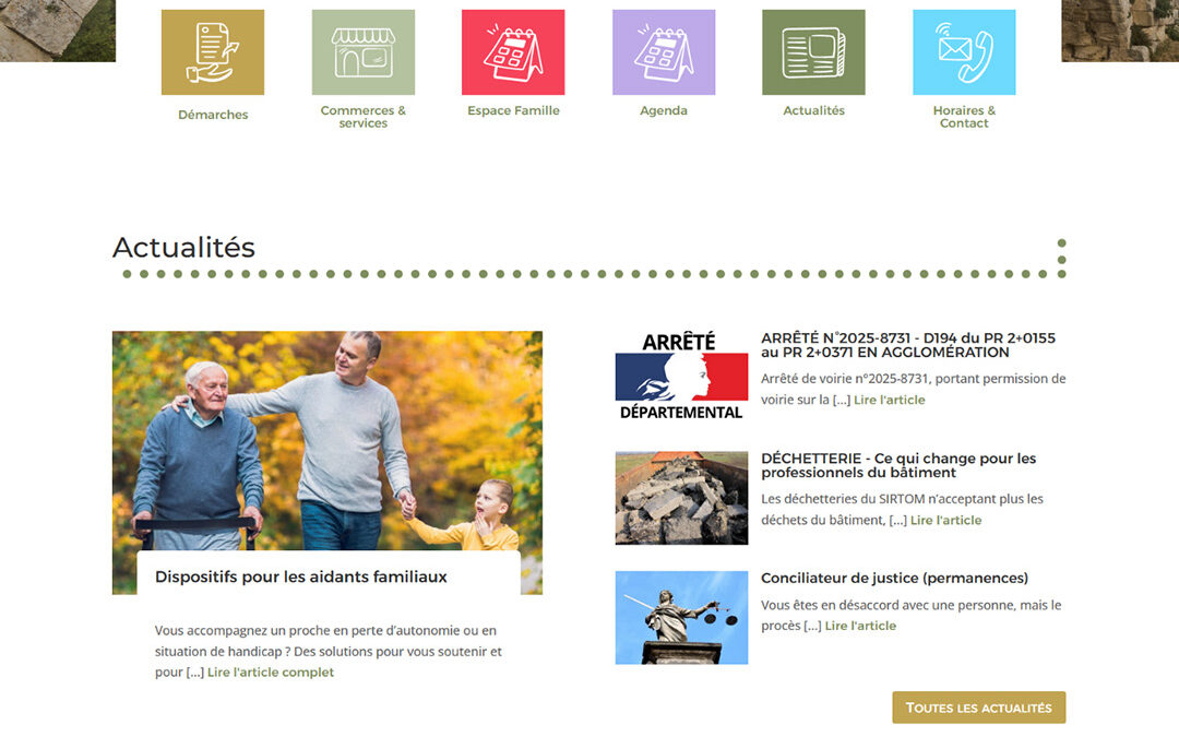 Site institutionnel